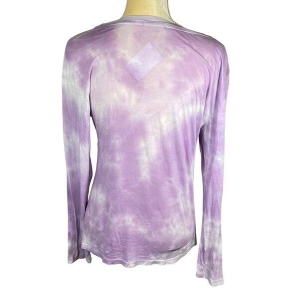 Sundry Tie Dye Round Neck Long Sleeve T-Shirt, size 1, NWT - Picture 3 of 7